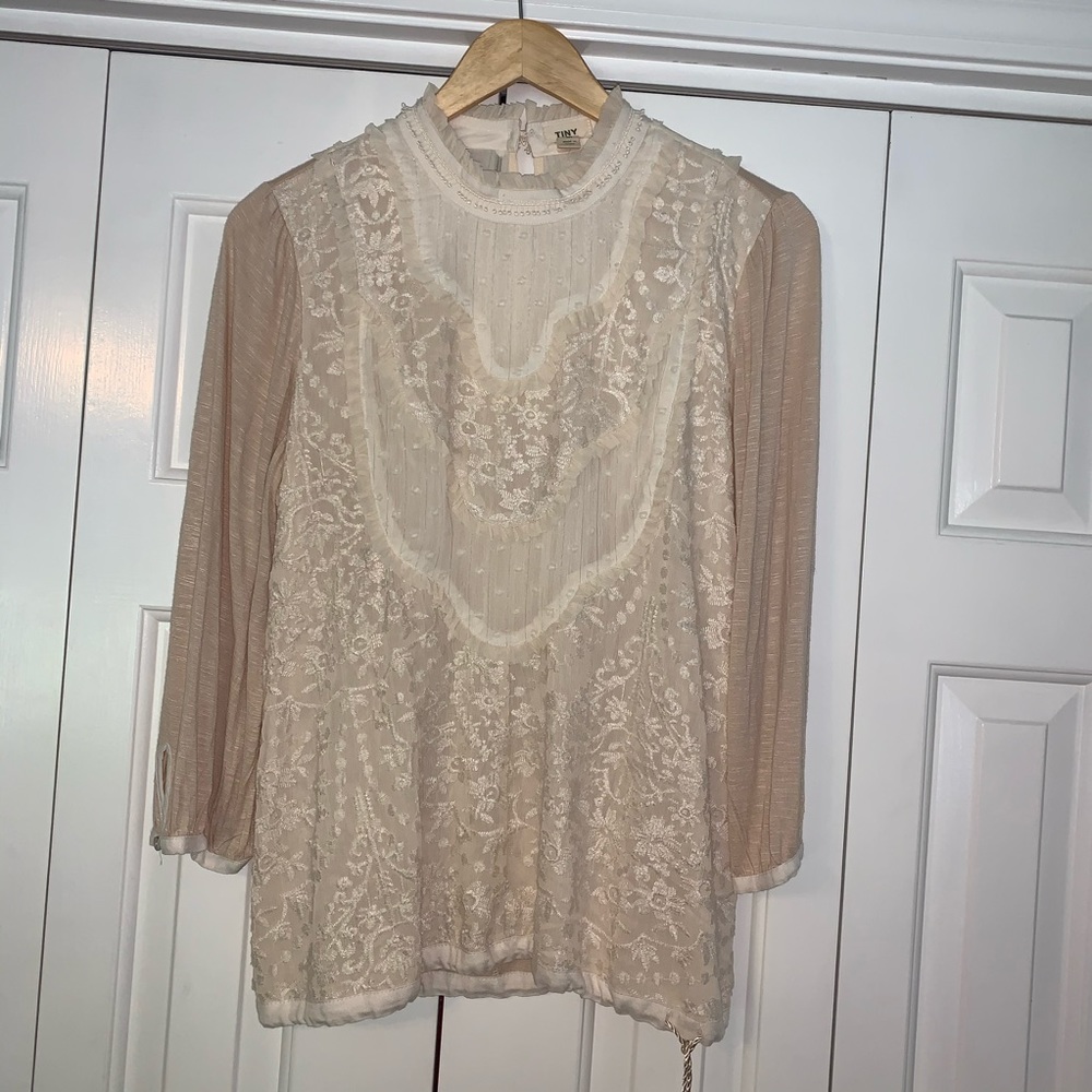 Anthropologie Brand New Lace Blouse